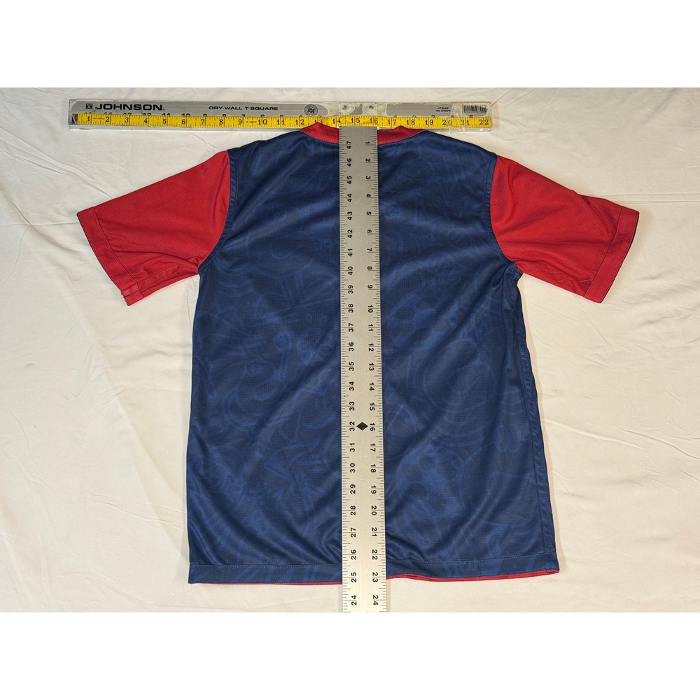 FC Dallas MLS GO Youth Soccer Jersey Reversible Red Navy Blue Size YL 80658 - Picture 4 of 6